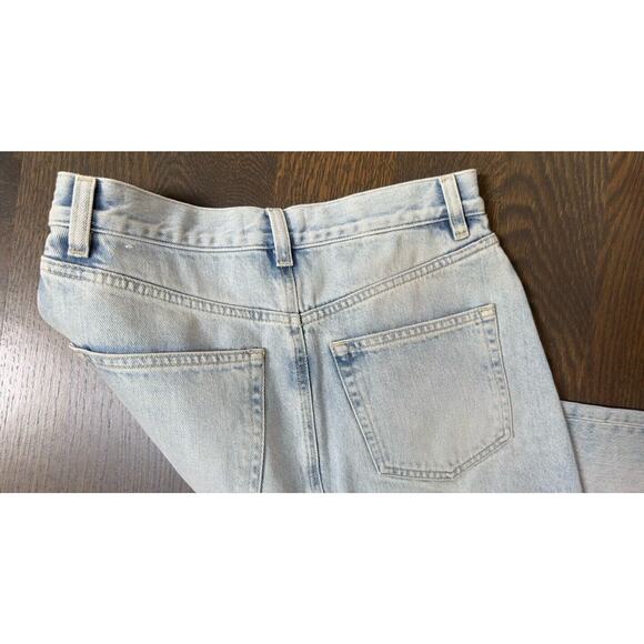 & Other Stories denim maxi long skirt front split‎ light wash 100%cotton US4 - Picture 7 of 7